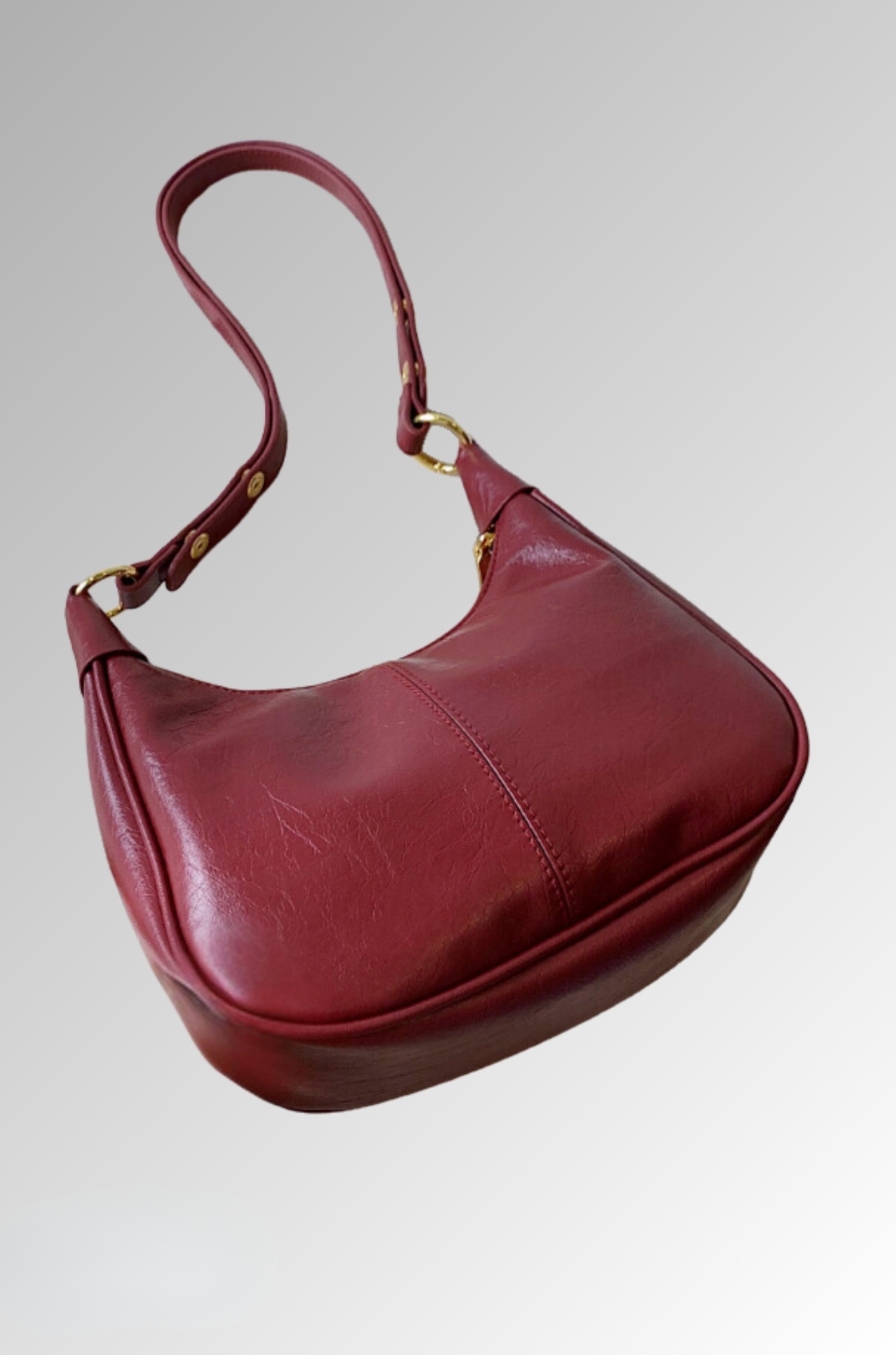 Heritage Luxe - Leather Shoulder Bag for Woman