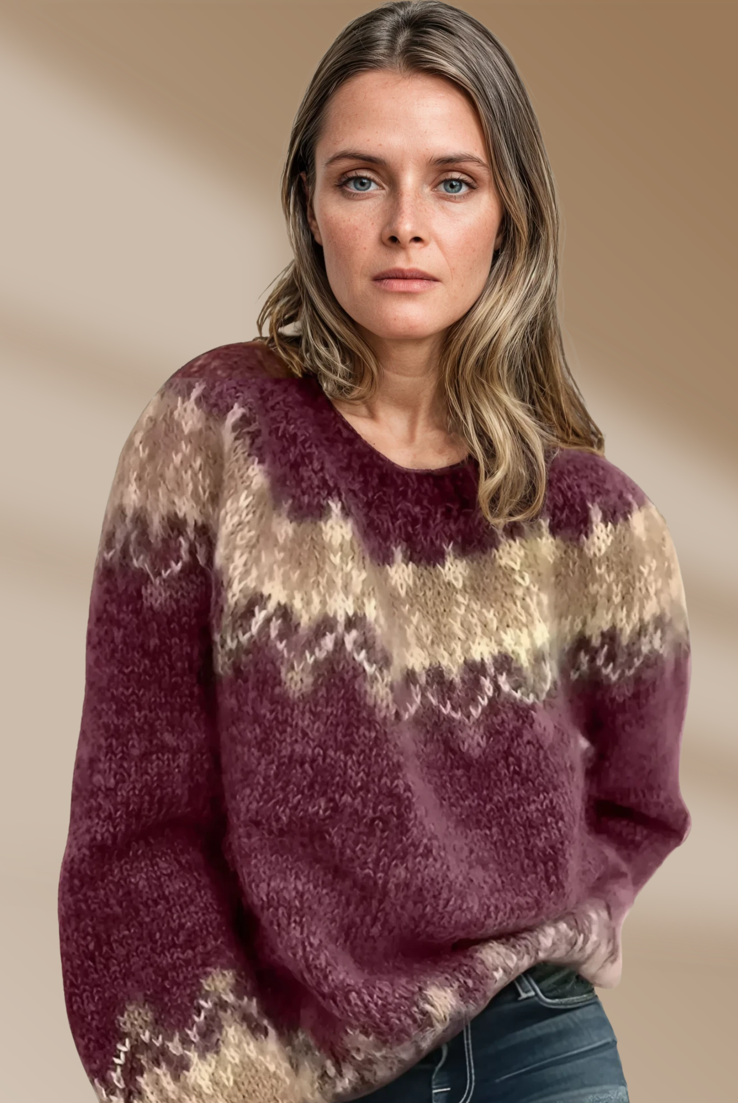 Samantha - Cozy Knit Sweater for Woman