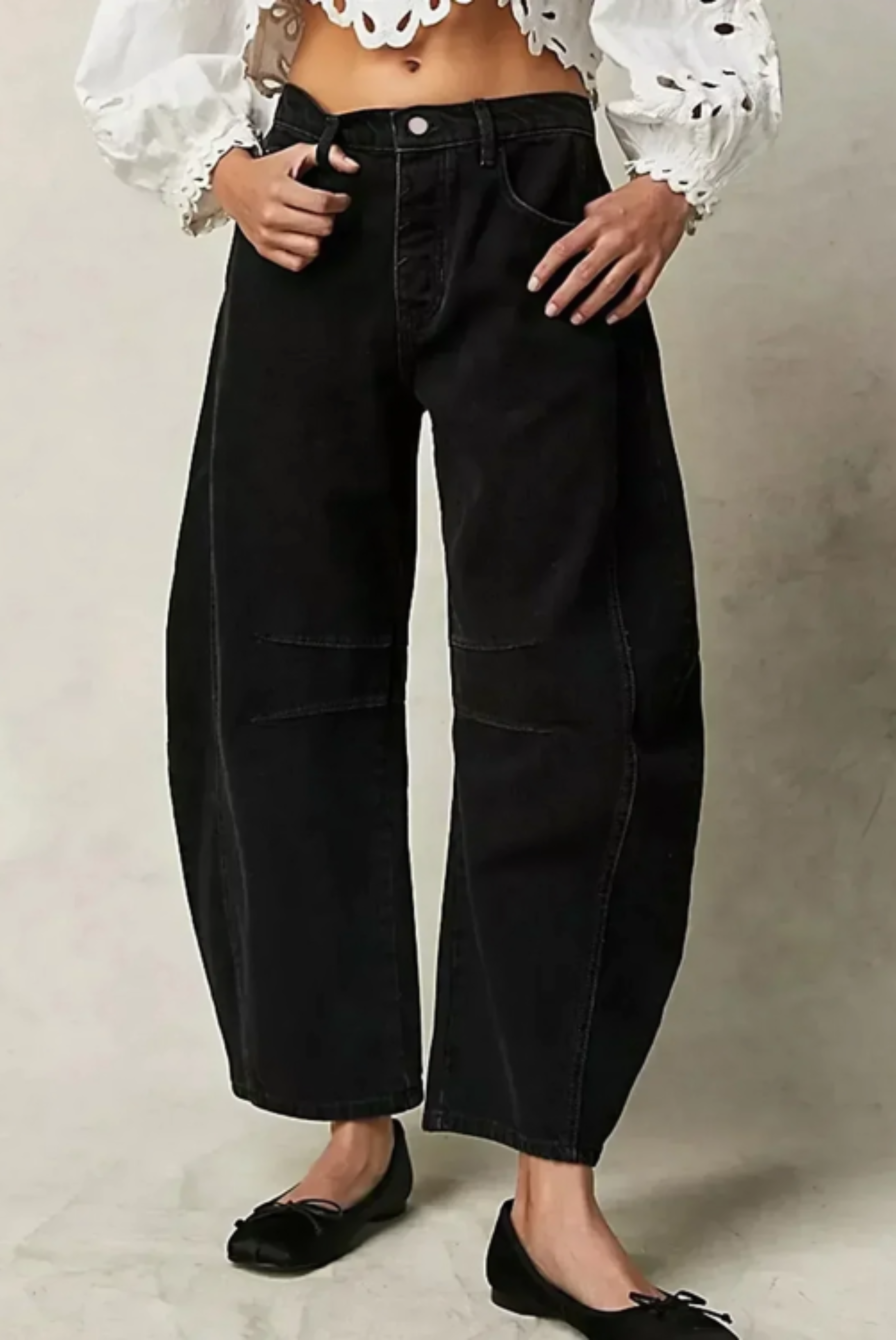 Manon Wide Leg Comfort Jeans - Relaxed Fit for Woman