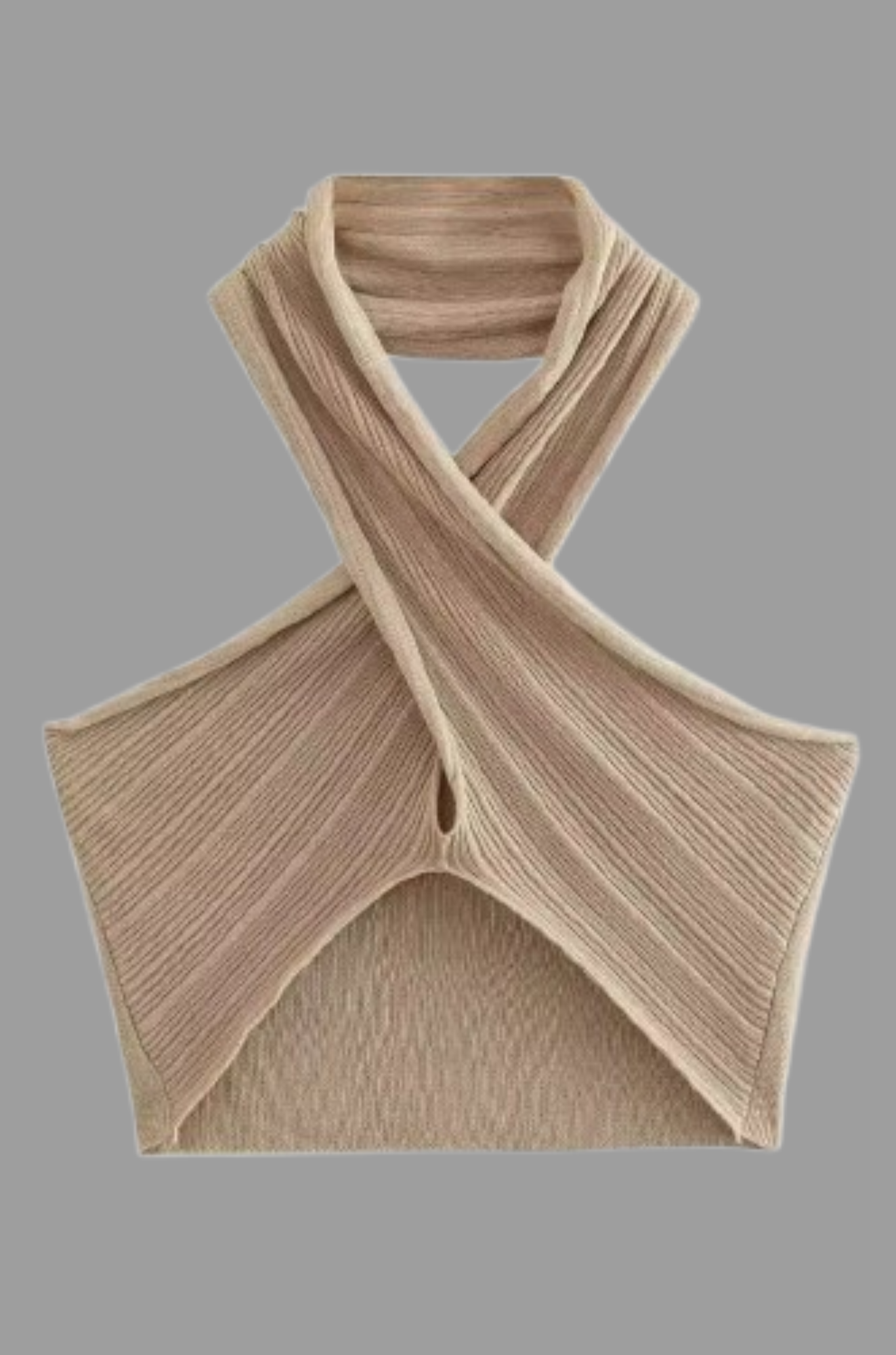Adriana - Metallic Two-Piece Maxi Dress for Woman