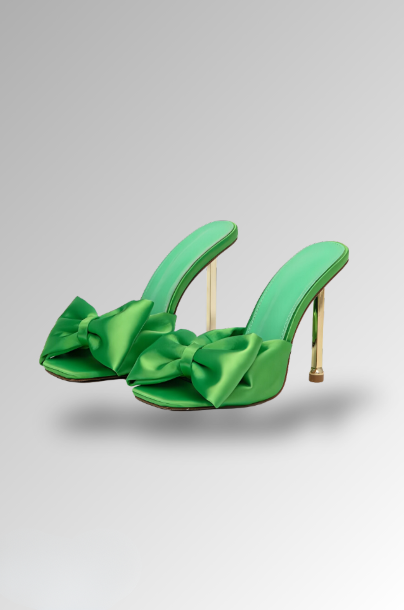 High Heel with Ribbon - Stiletto Mules for Woman