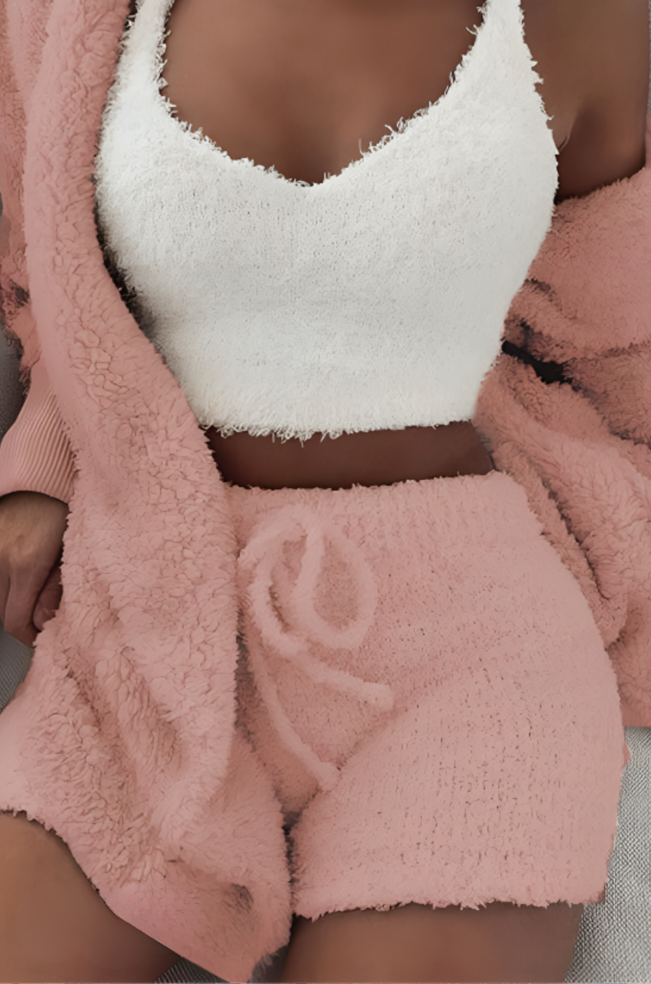 Dreamy Set - Relaxing Knit Loungewear for Woman
