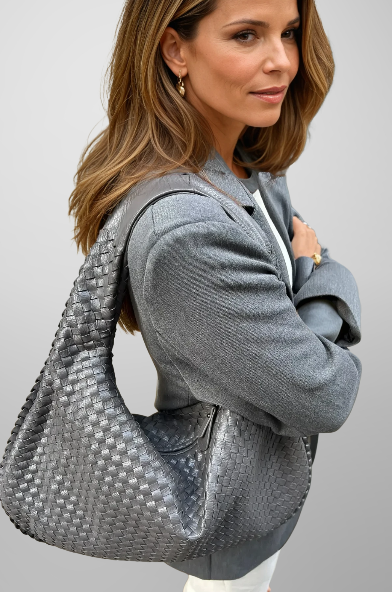 Hobo - Chic Woven Bag for Woman