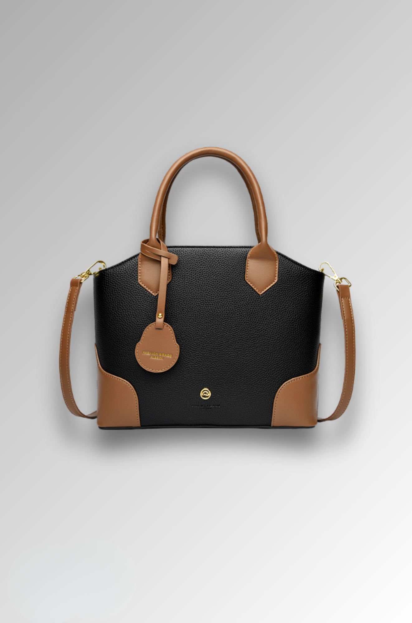 Nobu Bag - Two-Tone Handbag for Woman