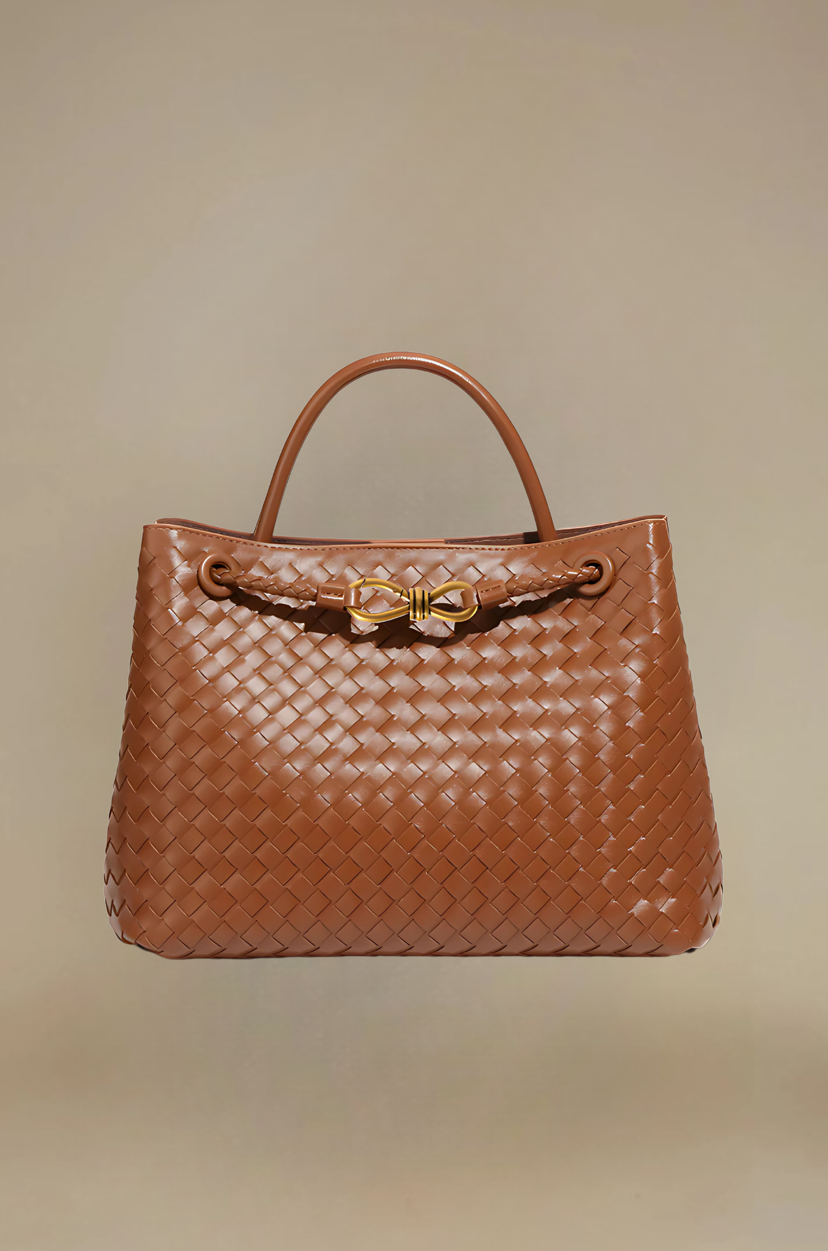 Andiamo - Handwoven Leather Tote Bag for Woman