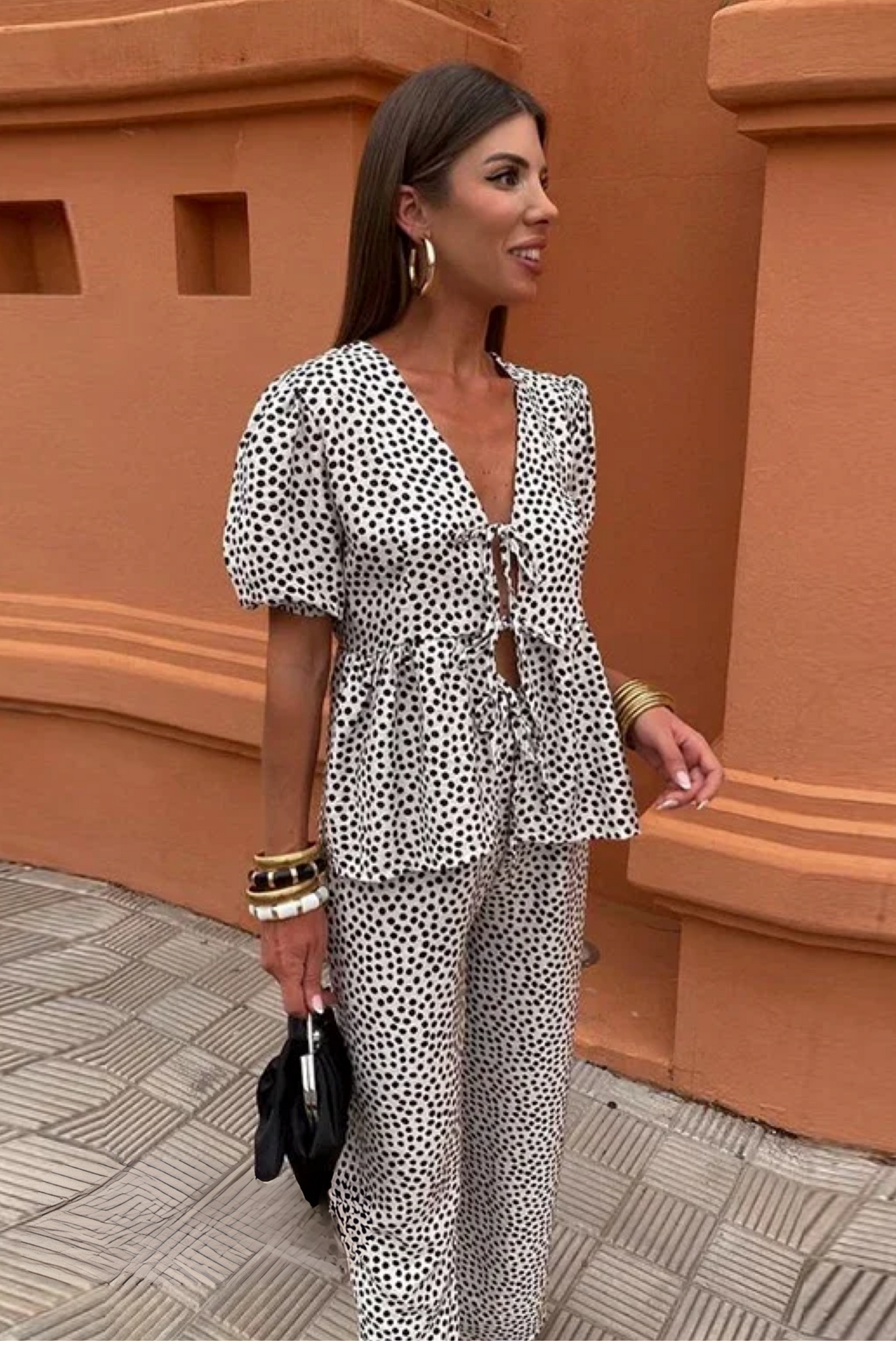 Lucy Lace Set - Polka Dot Outfit for Woman