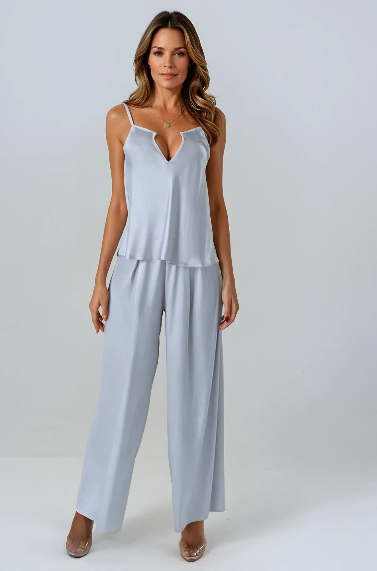 Clara - Satin Lounge Set for Woman