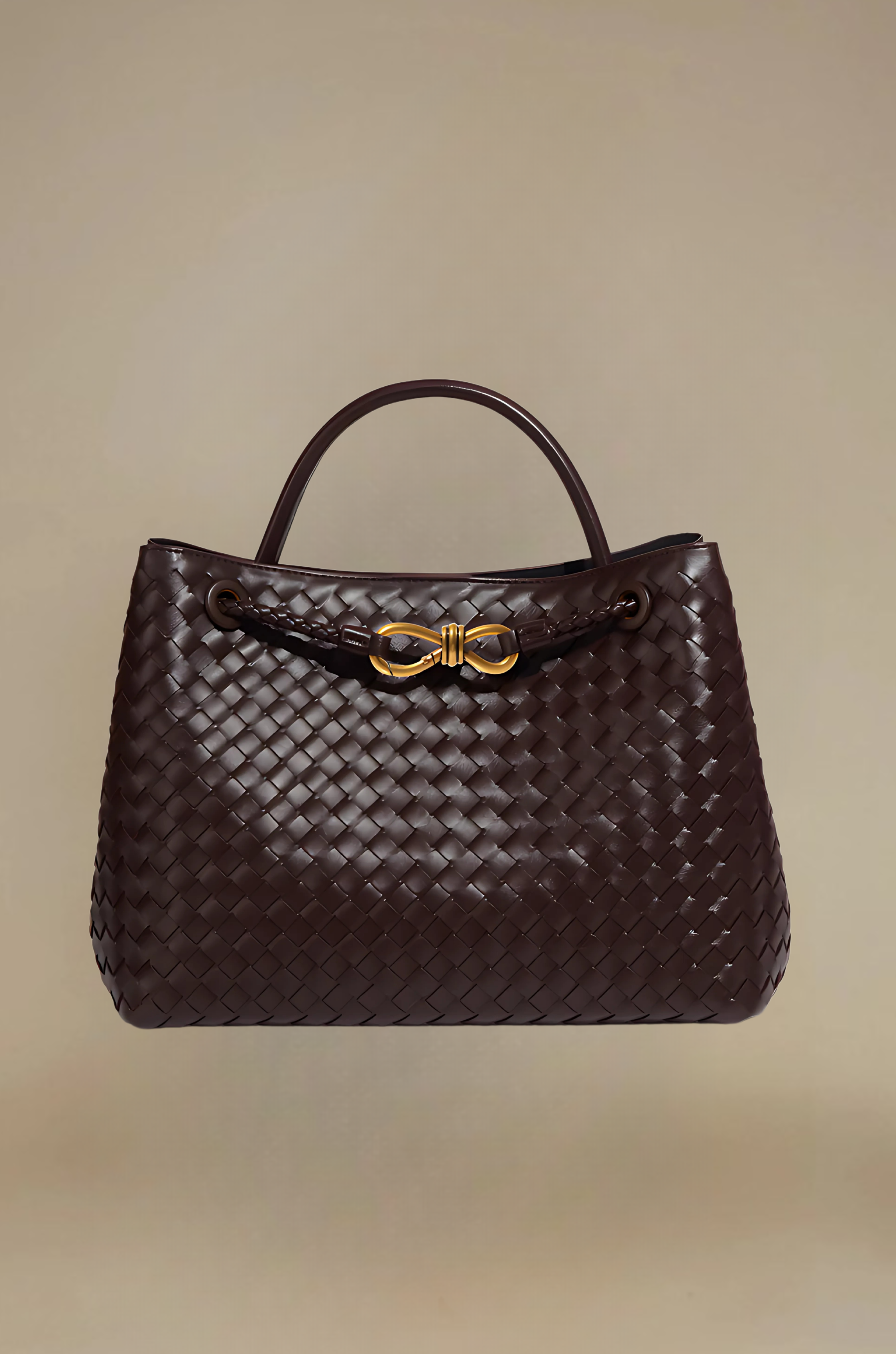 Andiamo - Handwoven Leather Tote Bag for Woman