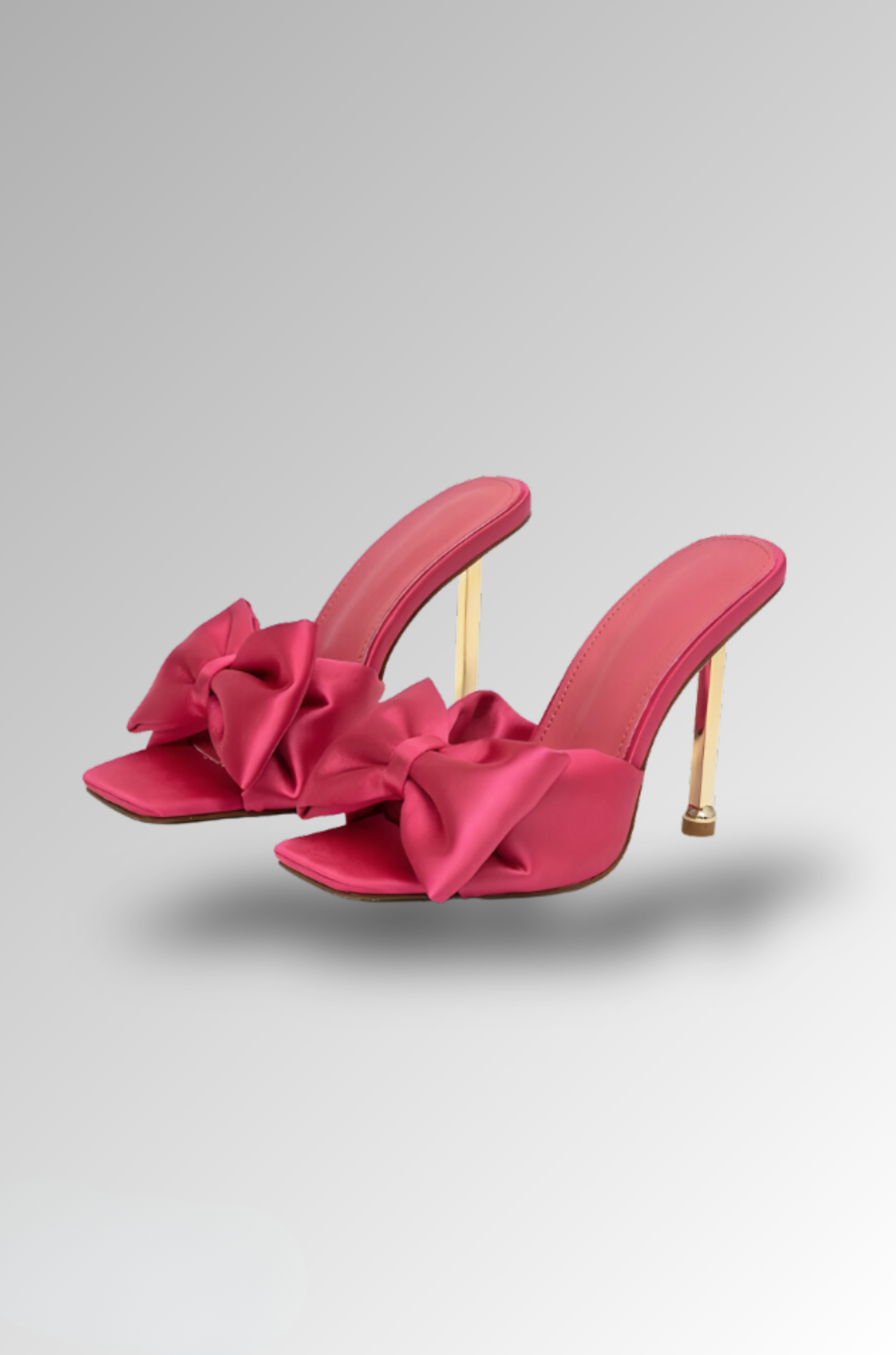 High Heel with Ribbon - Stiletto Mules for Woman