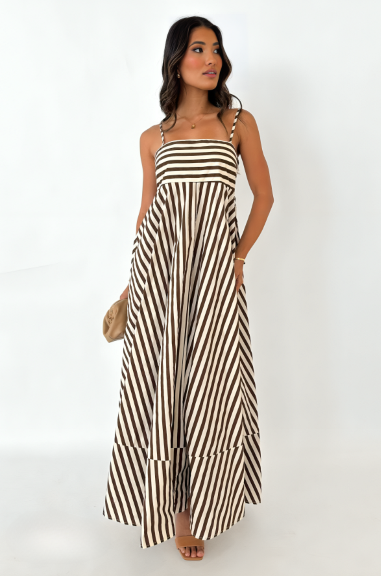 Moma Dress - Polka Dot Maxi Dress for Woman