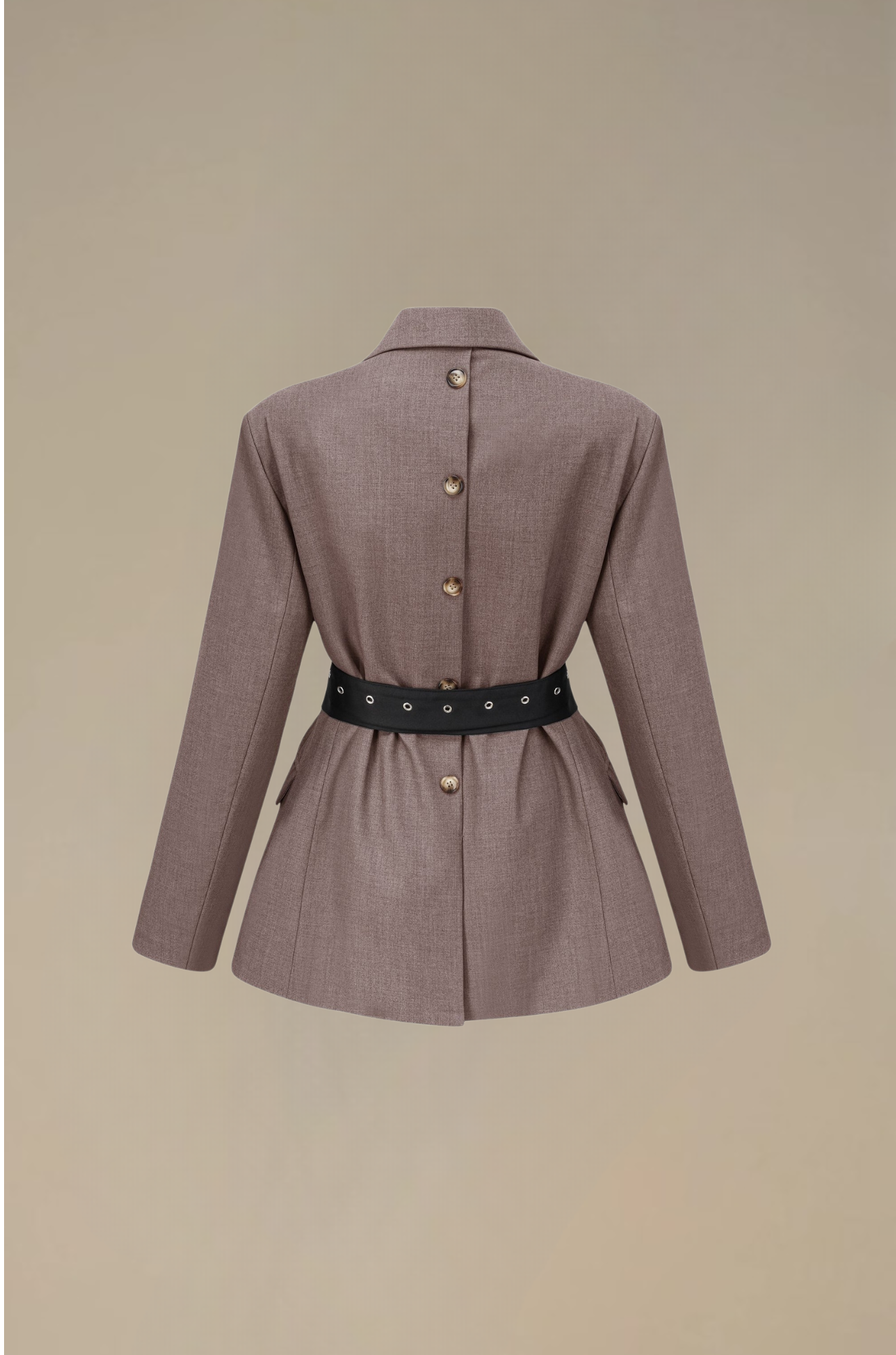 Thérèse - Belted Waist Blazer for Woman