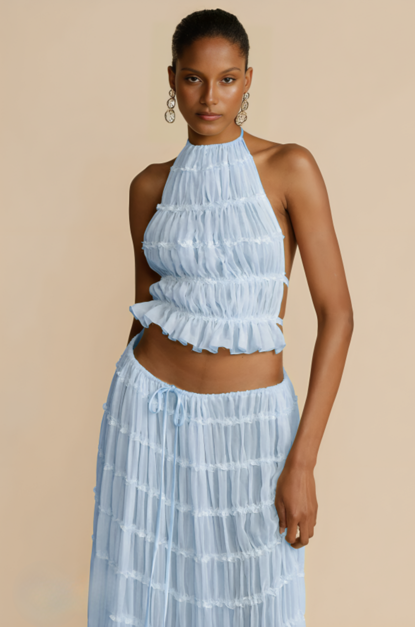 Lola Dress - Halter Maxi Dress for Woman