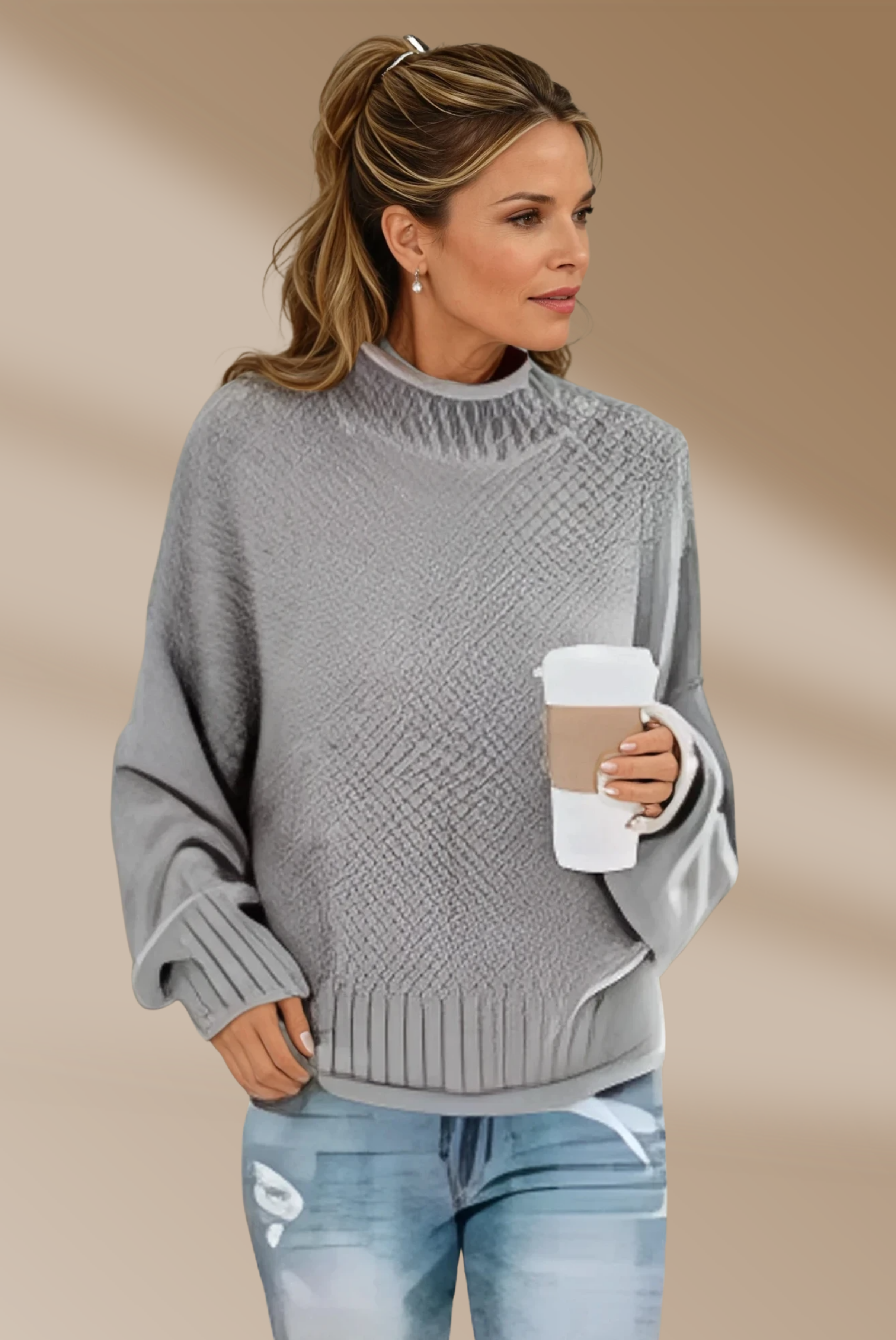 Sylvia - Classic Knit Jumper for Woman