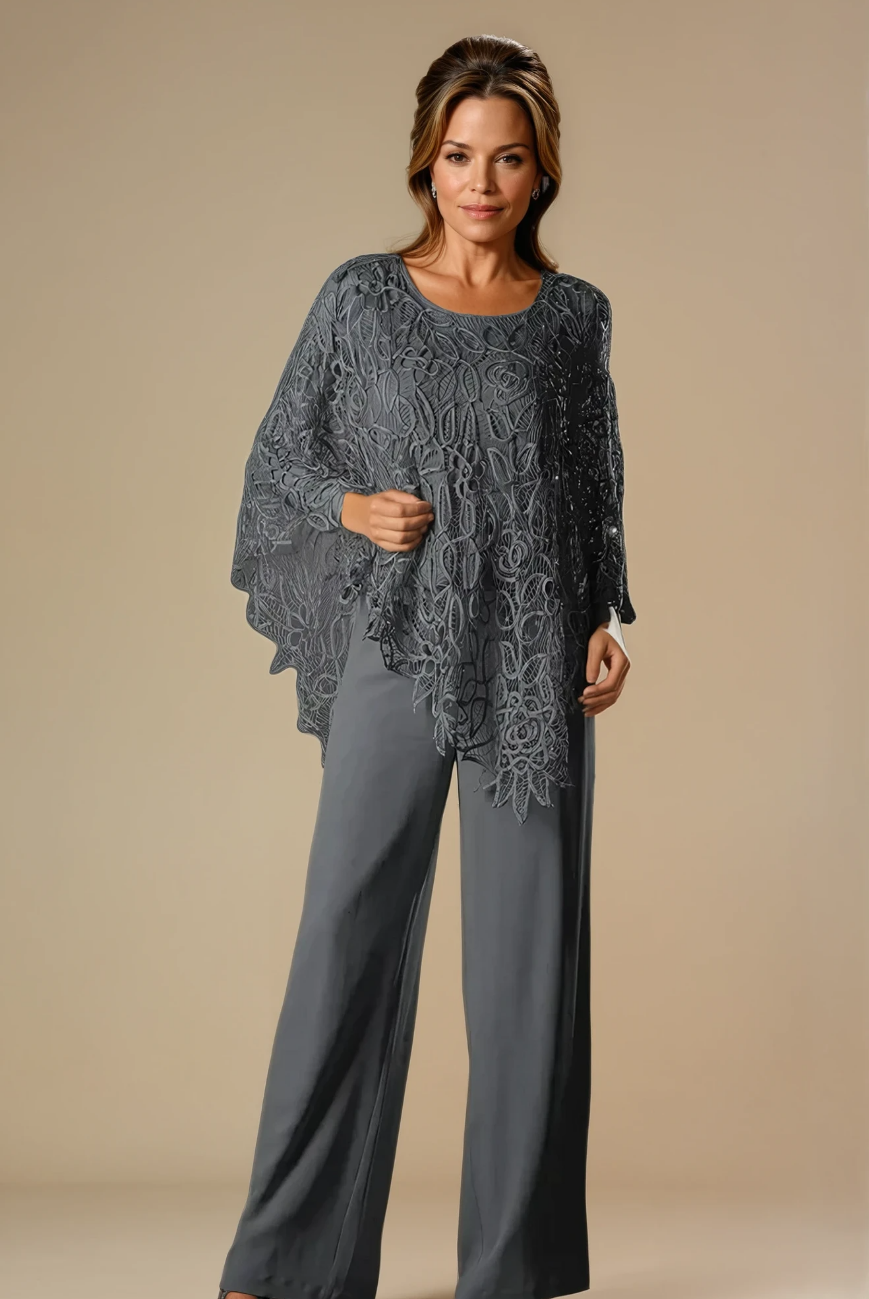 Lyraelle - Crochet Lace Trousers Set for Woman
