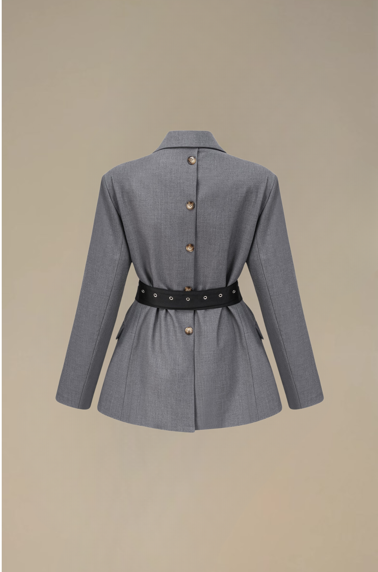 Thérèse - Belted Waist Blazer for Woman