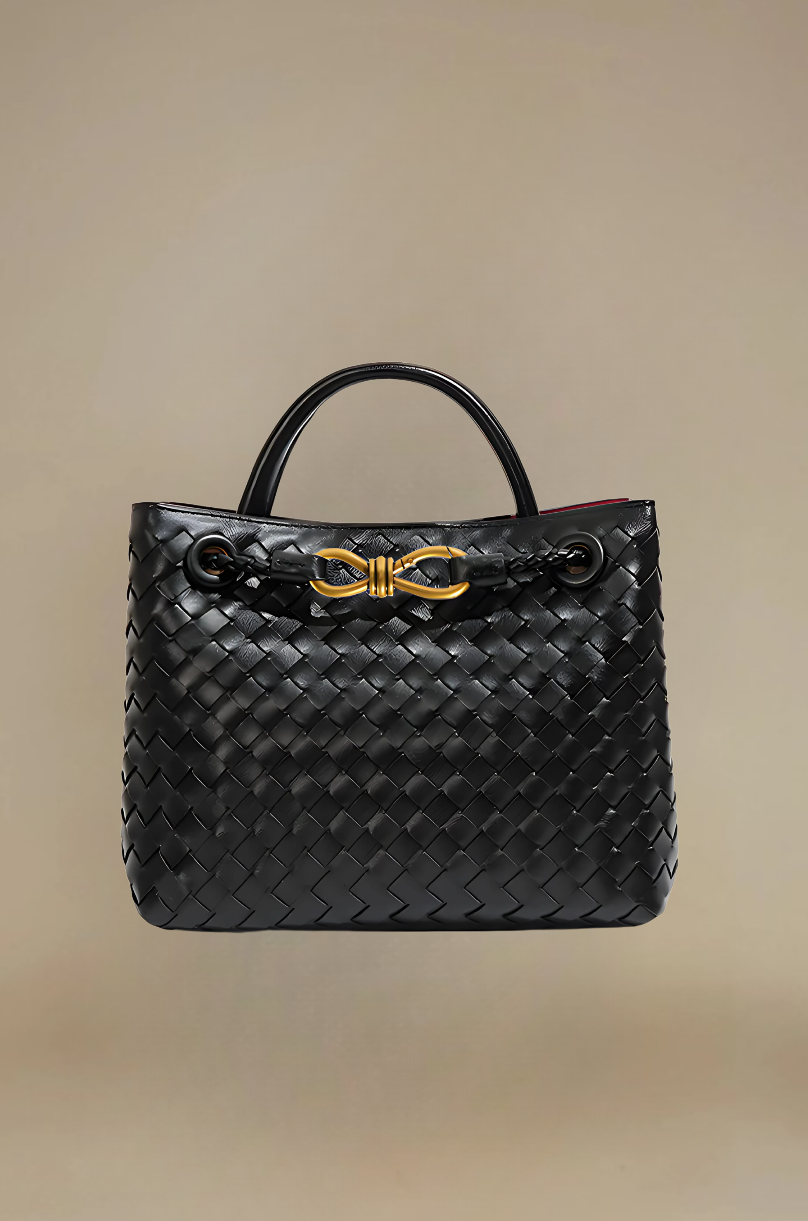 Andiamo - Handwoven Leather Tote Bag for Woman