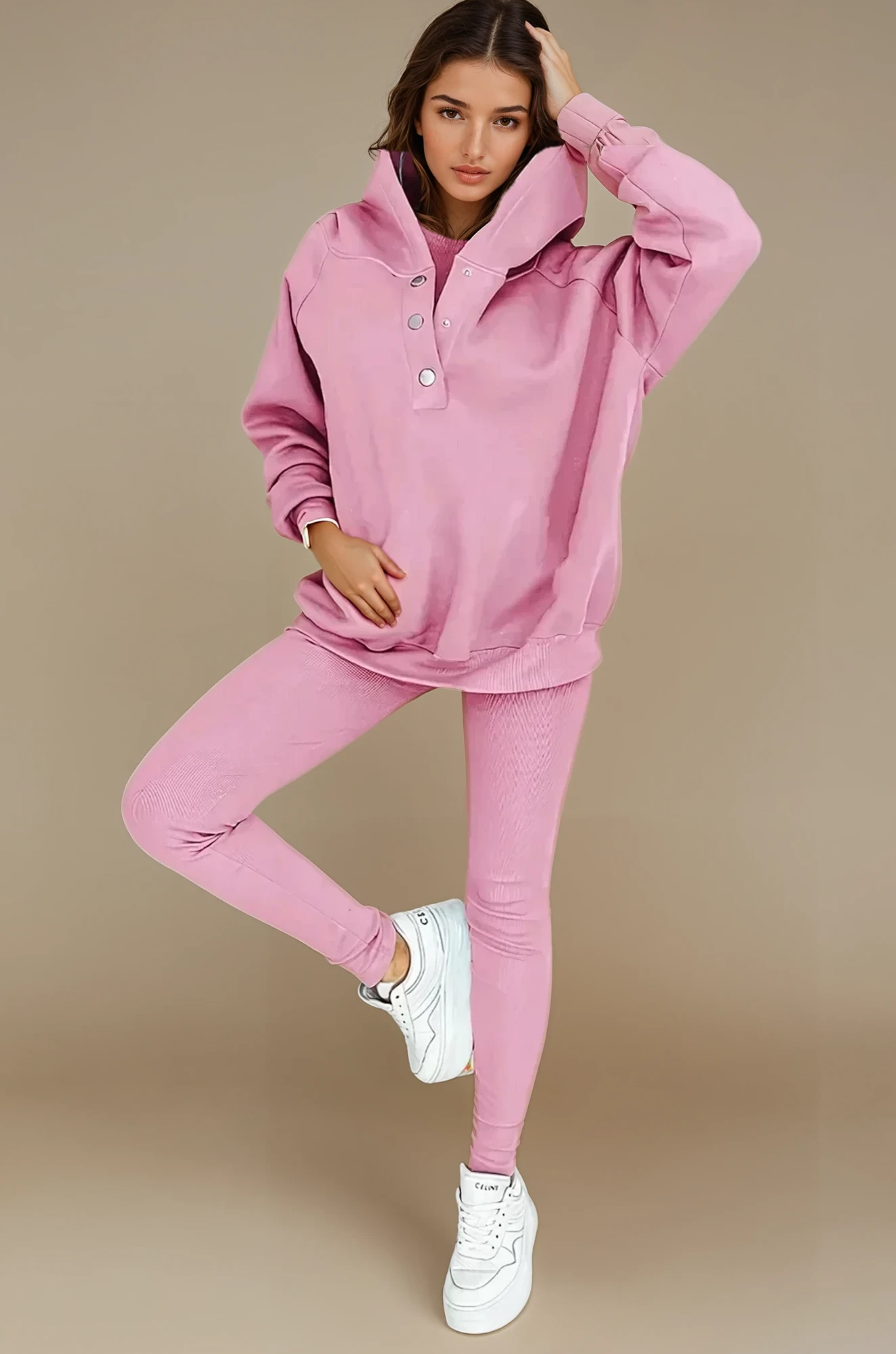Hooded Casual and Comfortable Sweatshirt Suit