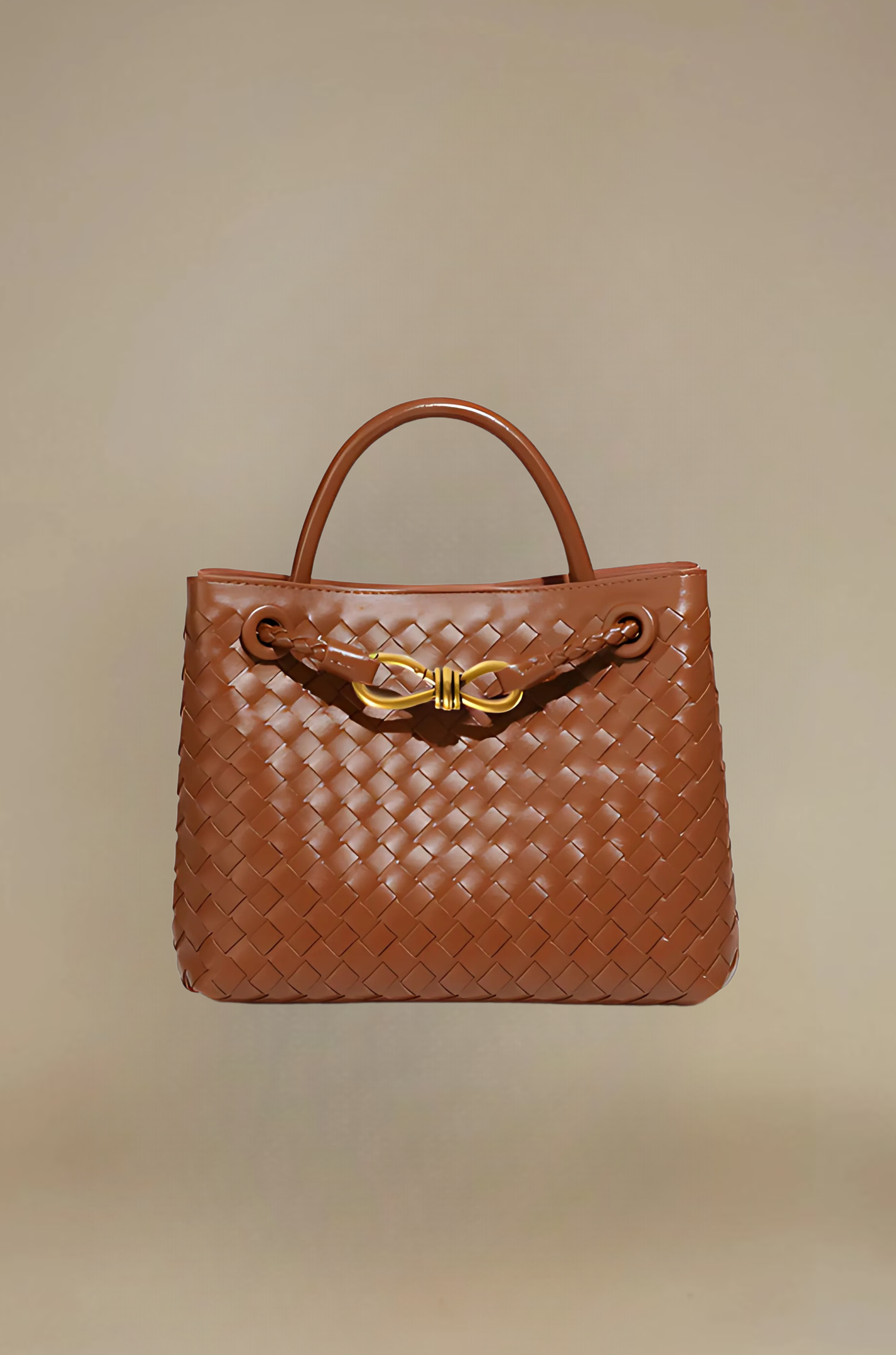 Andiamo - Handwoven Leather Tote Bag for Woman