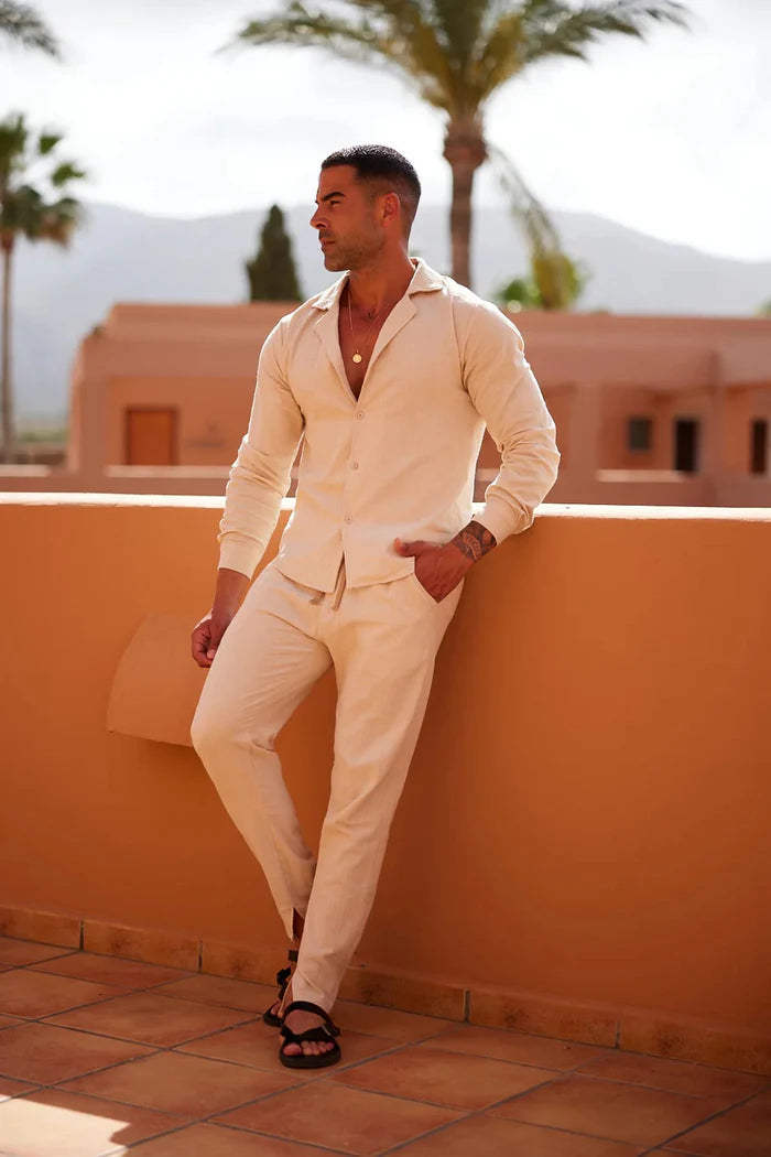 Nobu Linen Set - Two-Piece Outfit for Men