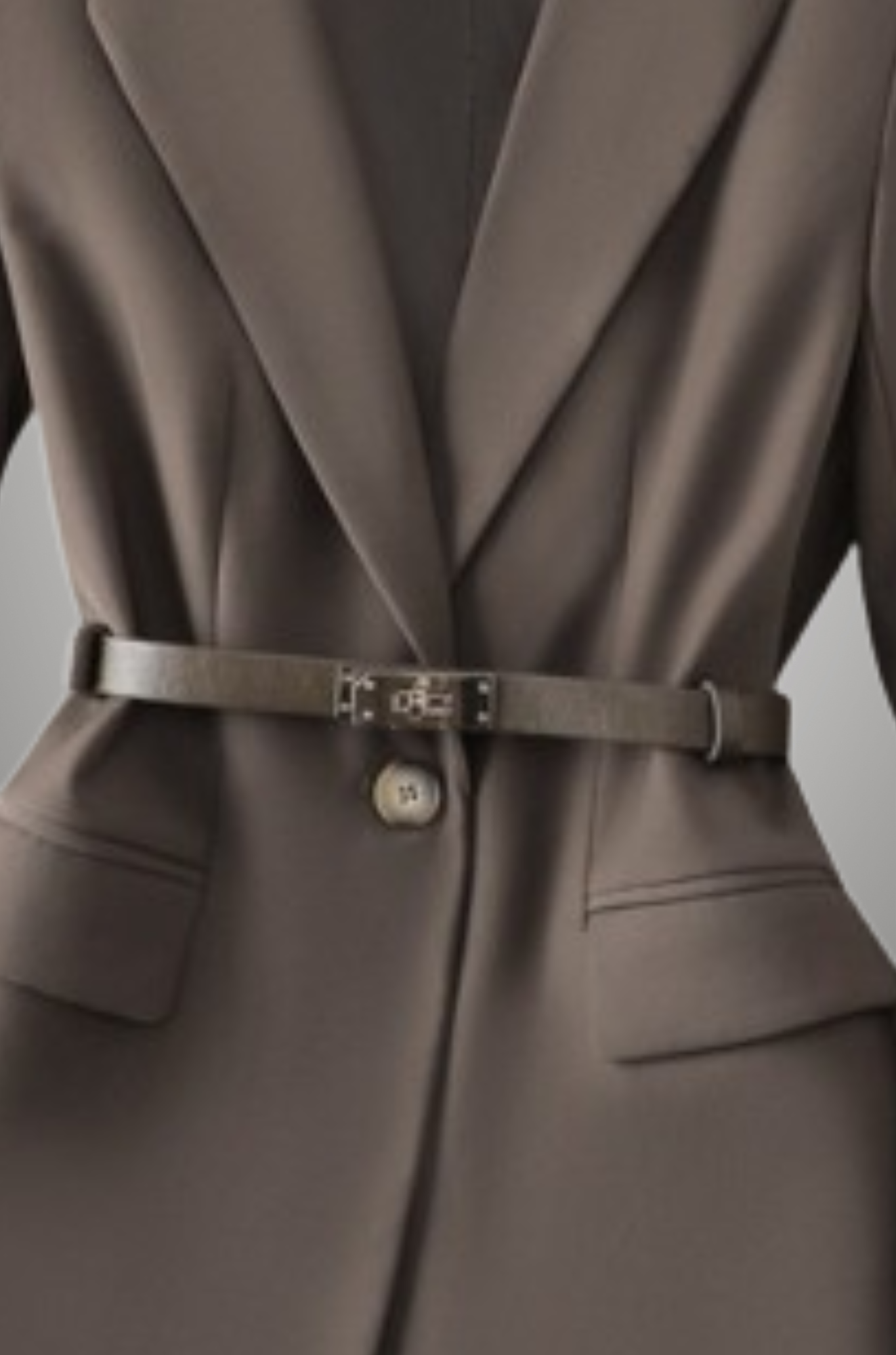 Clara - Tailored Blazer with Belt for Woman