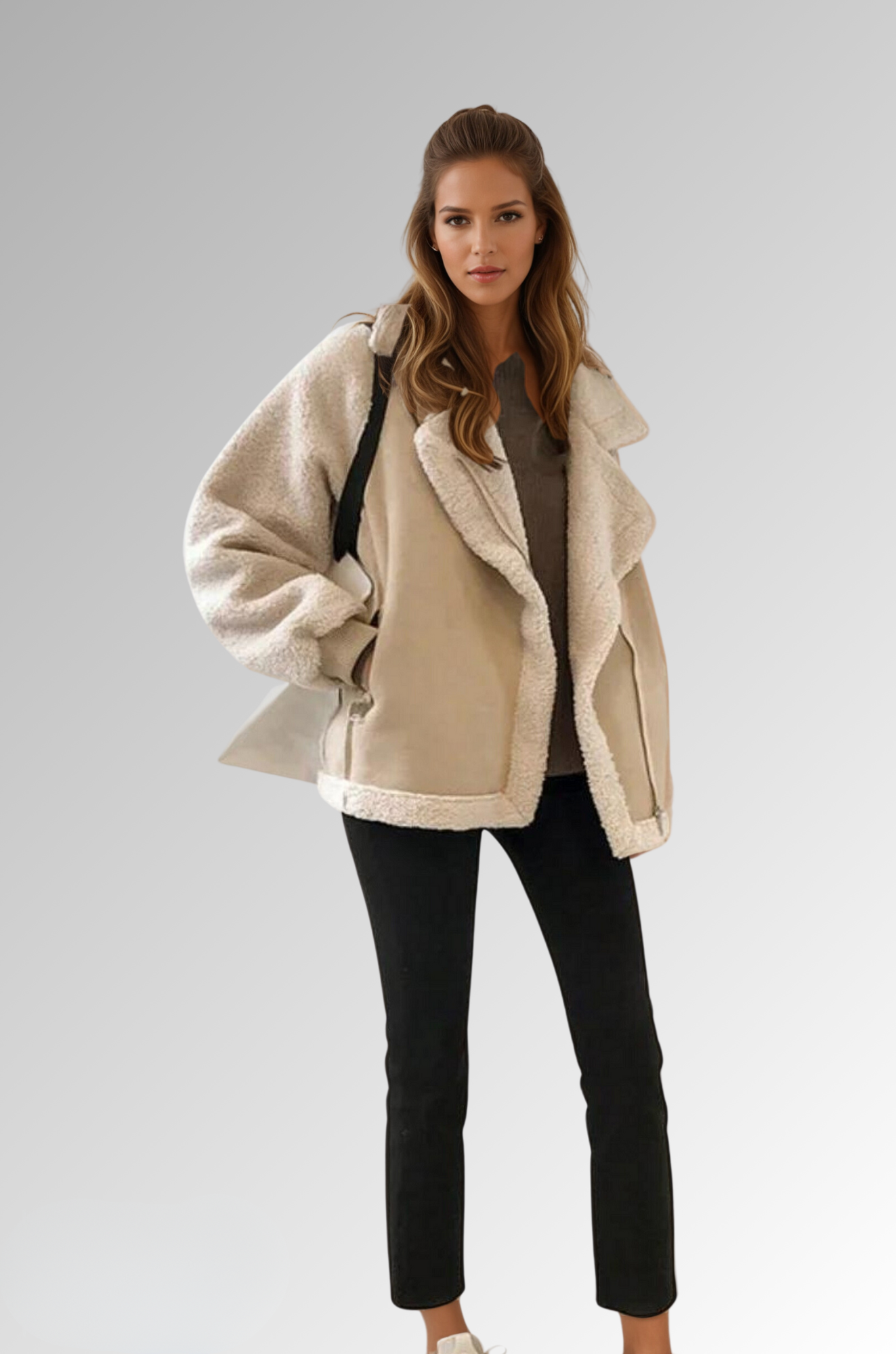 Sarah Suede Jacket - Everyday Chic Jacket for Woman