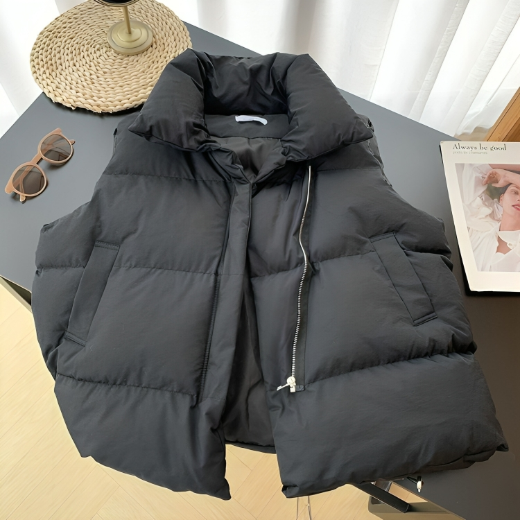 Cozy Core Puffer - Warm Winter Vest for Woman