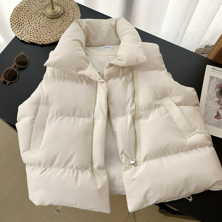 Cozy Core Puffer - Warm Winter Vest for Woman