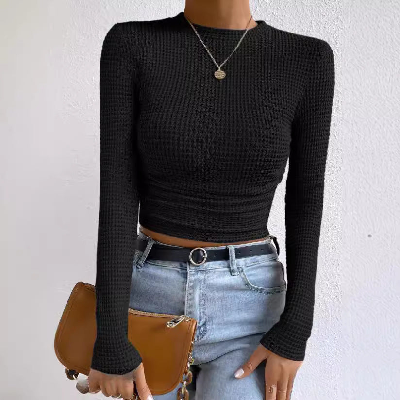 Jennifer Sleeve Top - Elegant Knit Top for Woman